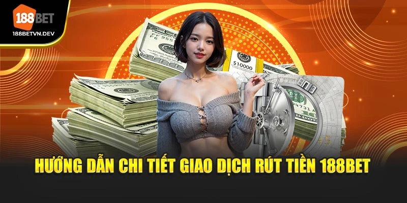Hướng dẫn chi tiết giao dịch rút tiền 188BET